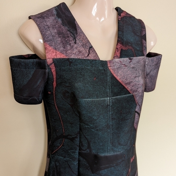 Yigal AZROUËL cut out sheath bodycon dress 4 - Picture 4 of 15